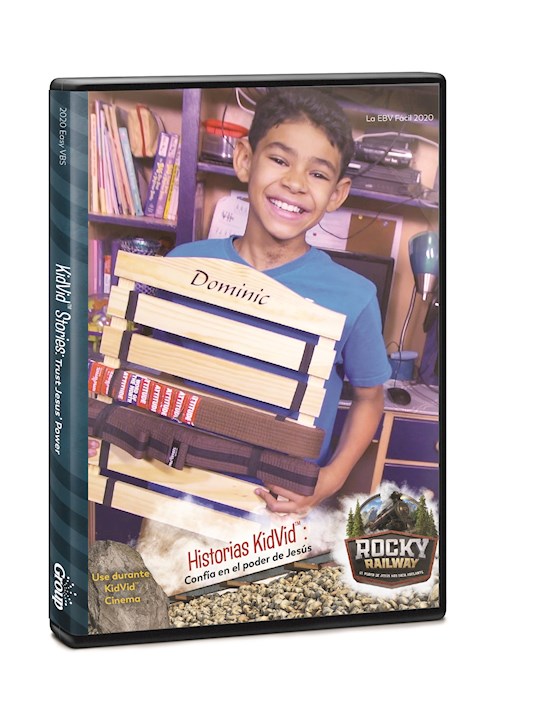 VBS-Rocky Railway-KidVid Stories Trust Jesus' Power DVD (Spanish For Bilingual Edition) | SHOPtheWORD
