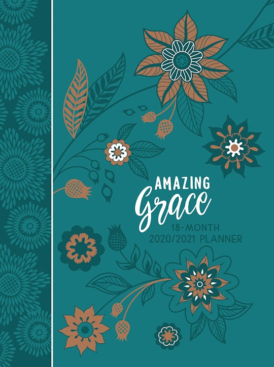 Amazing Grace 2021 18-Month Planner-Faux Leather Ziparound | SHOPtheWORD