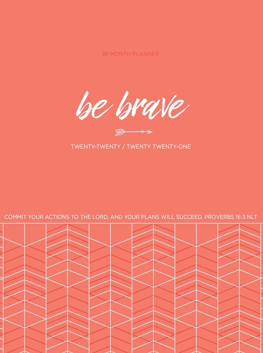 Be Brave 18-Month 2021 18-Month Planner-Faux Leather Ziparound | SHOPtheWORD