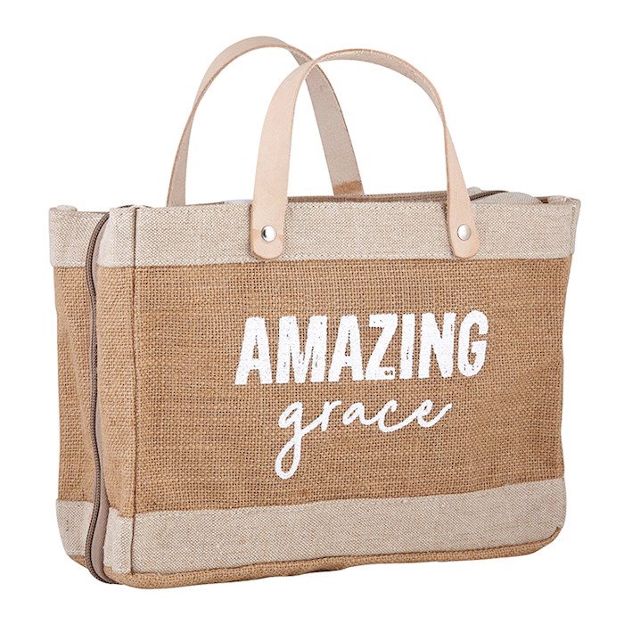 Bible Cover-Farmer's Market Tote Style-Amazing Grace (11