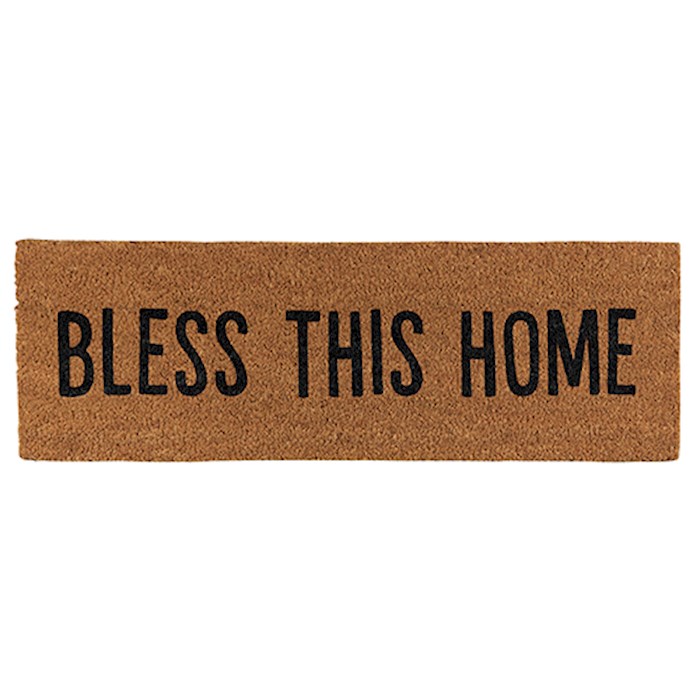 Coir Doormat-Bless This Home (30