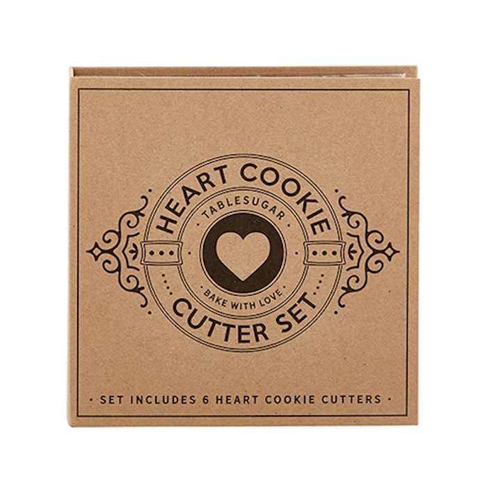 Cookie Cutter Set-Heart (6