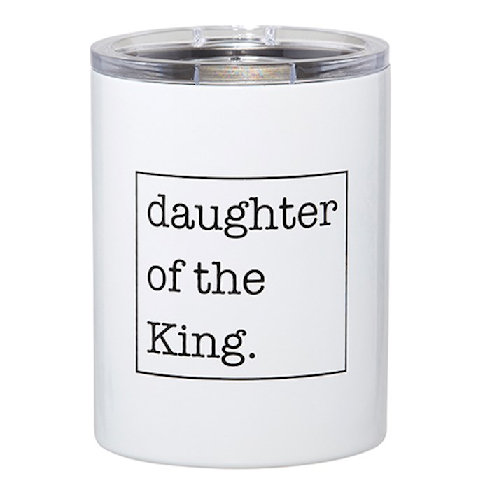 Stainless Steel Tumbler-Daughter Of The King (12 Oz) | SHOPtheWORD