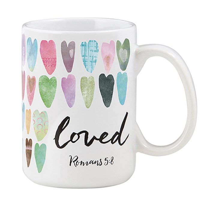 Mug-Brave Heart-Loved (15 Oz) | SHOPtheWORD