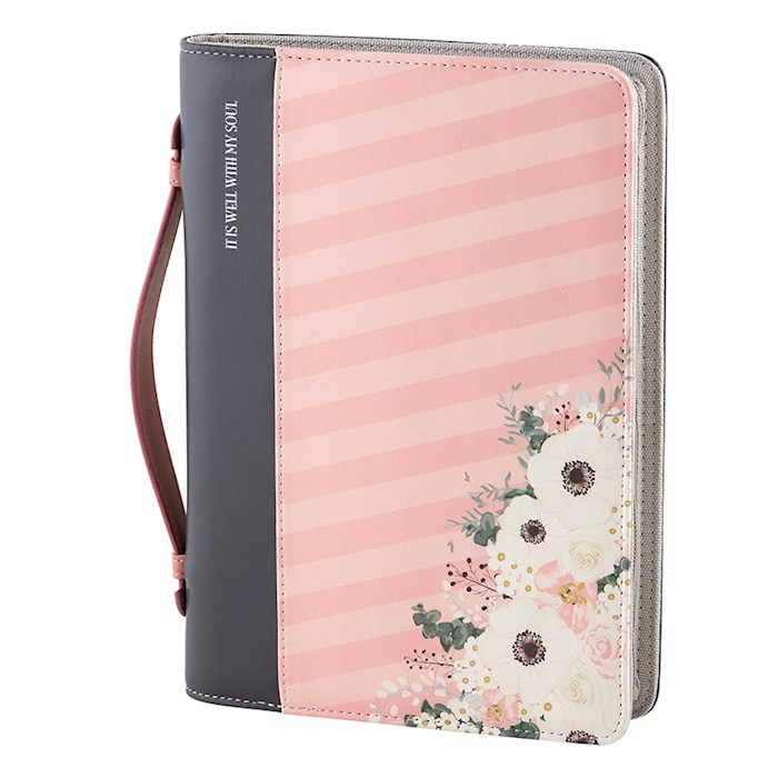 Bible Cover-It Is Well With My Soul-Leather-Like (7