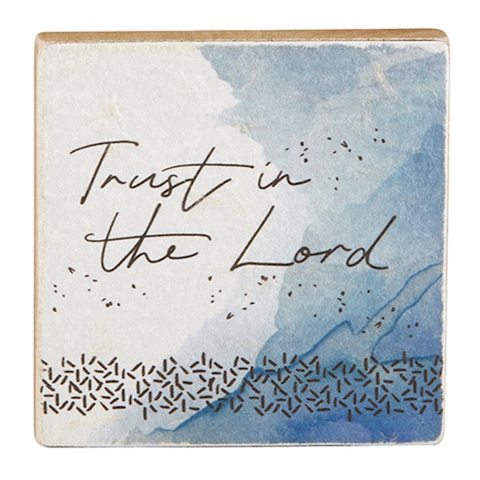 Plaque-Tabletop-Trust In The Lord (4