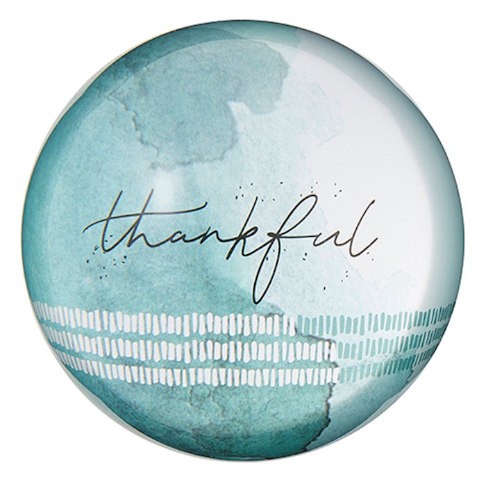 Paperweight-Glass-Thankful-Gift Boxed (3