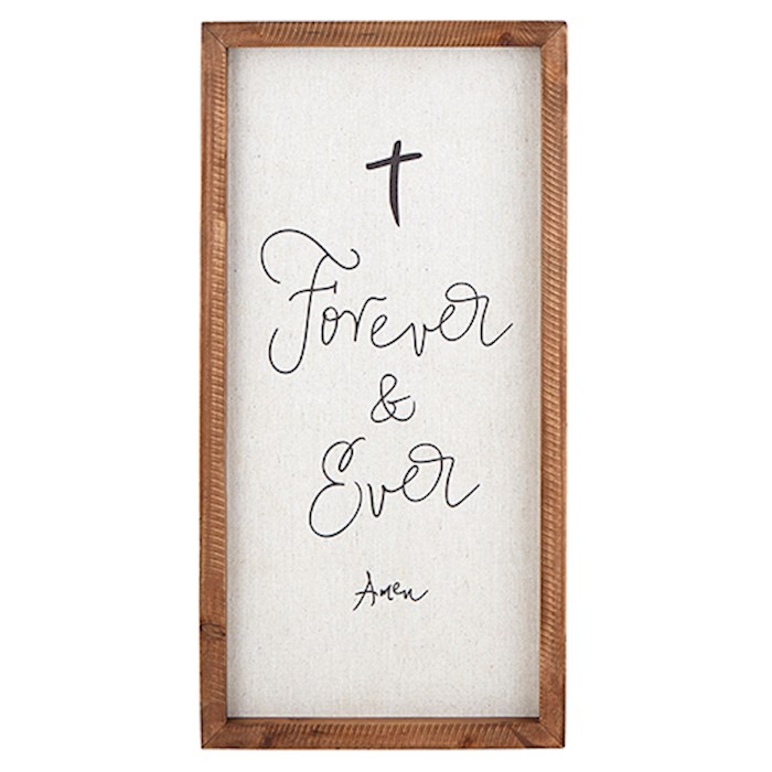 Wall Plaque-Forever And Ever, Amen (8