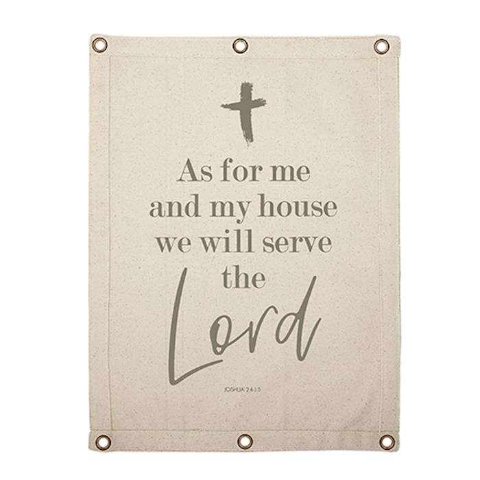 Canvas Wall Banner-As For Me (16