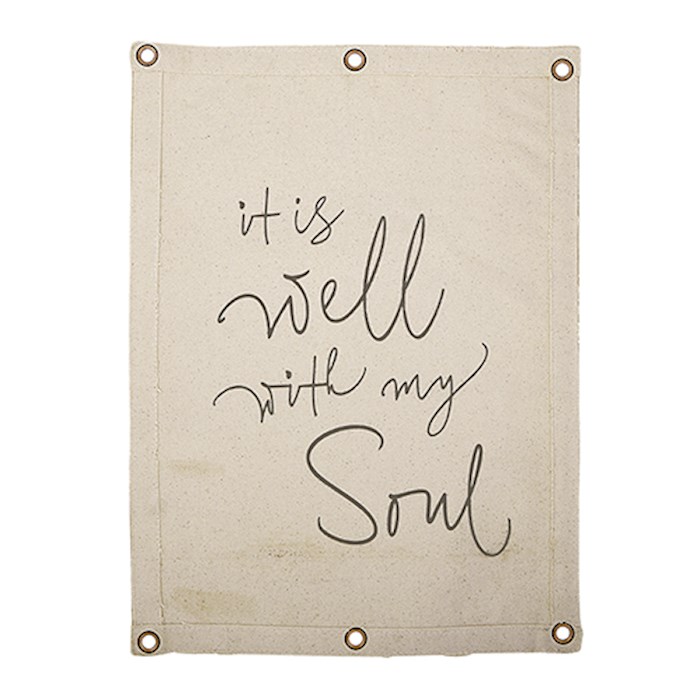 Canvas Wall Banner-It Is Well (16
