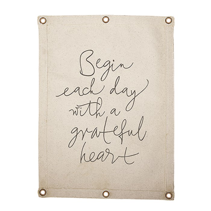 Canvas Wall Banner-Grateful Heart (16