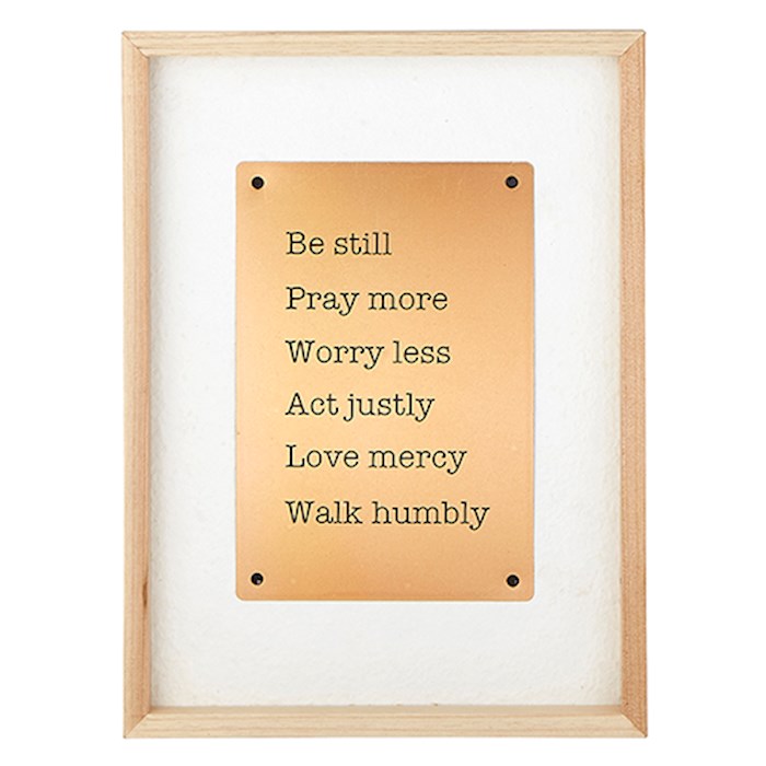 Wall Art-Be Still (10