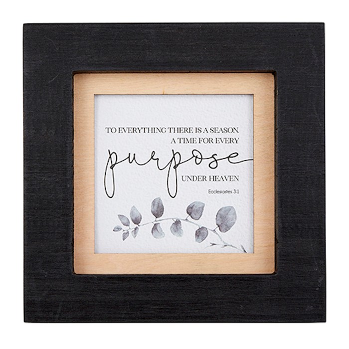 Framed Art-Tabletop-Retirement (Ecclesiastes 3:1) (7