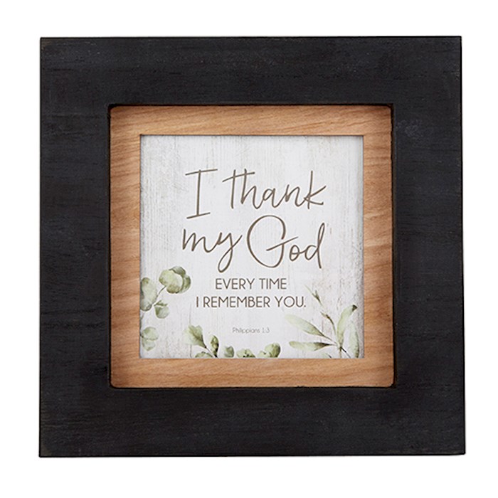 Framed Art-Tabletop-Memorial (Philippians 1:3) (7