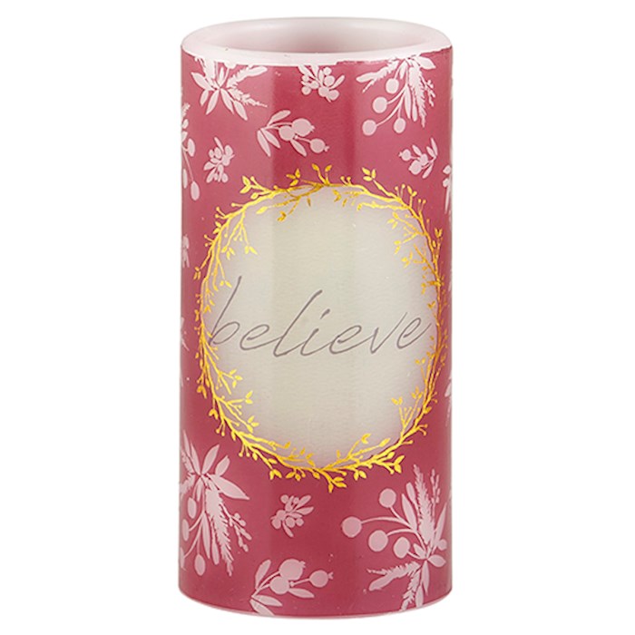 LED Candle-Believe-Gift Boxed (6