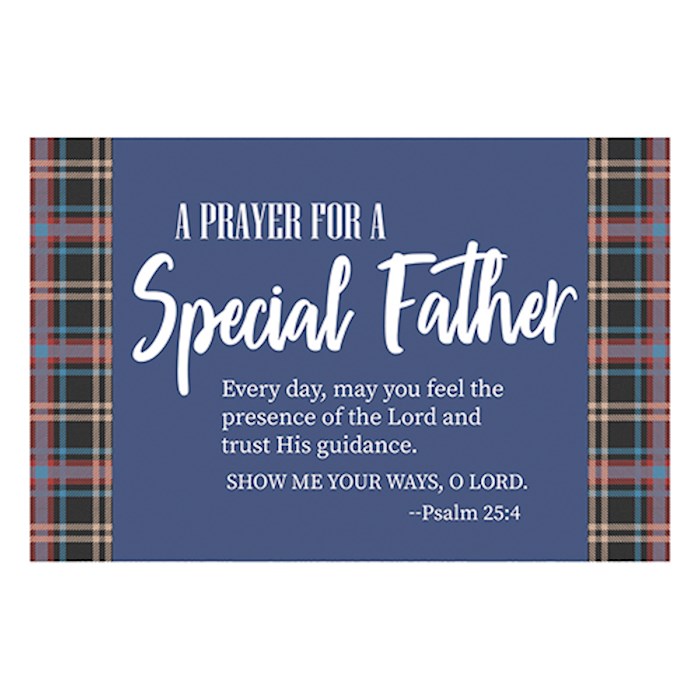 Cards-Pass It On-Prayer For A Special Father/Plaid (3