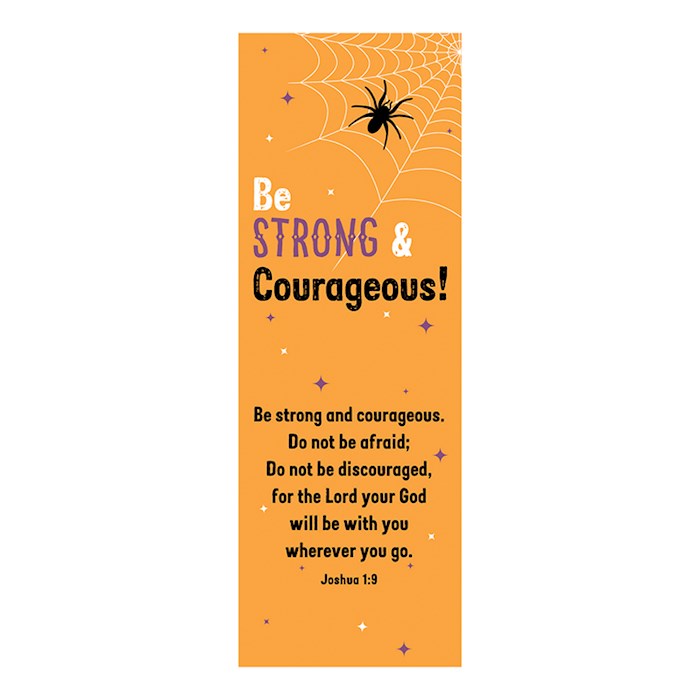 Bookmark-Bible Basics-Be Strong And Courageous (Pack Of 10) | SHOPtheWORD
