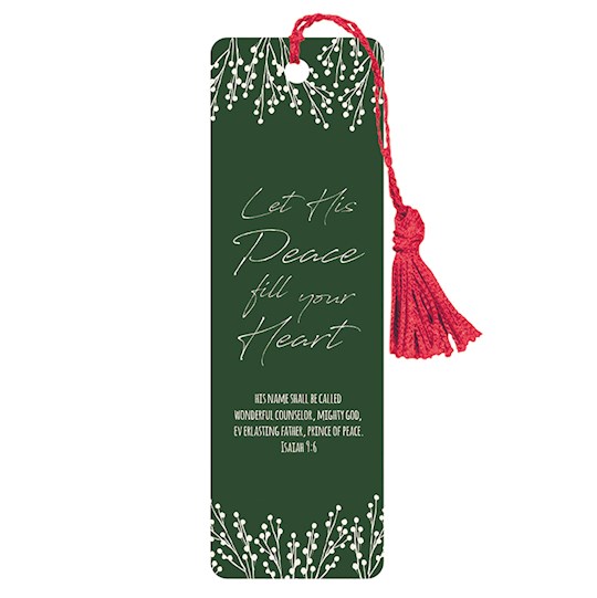 VerseMark-Let His Peace Fill Your Heart-Green | SHOPtheWORD
