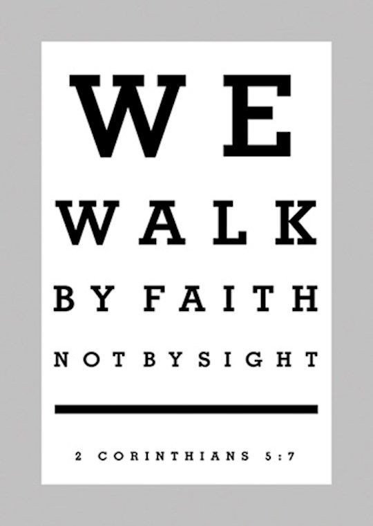 Poster-Large-We Walk By Faith (13.5