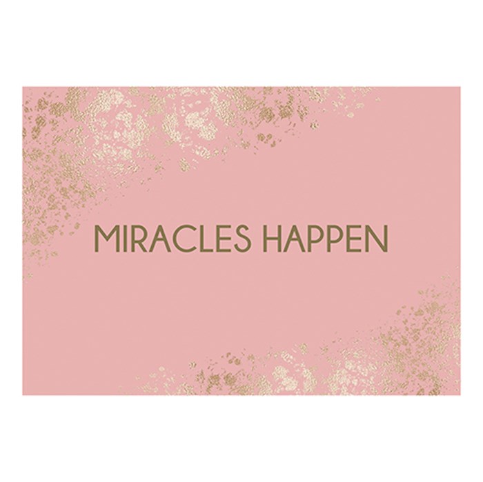 Postcard-Miracles Happen (6 x 4.25) (Pack Of 6) | SHOPtheWORD