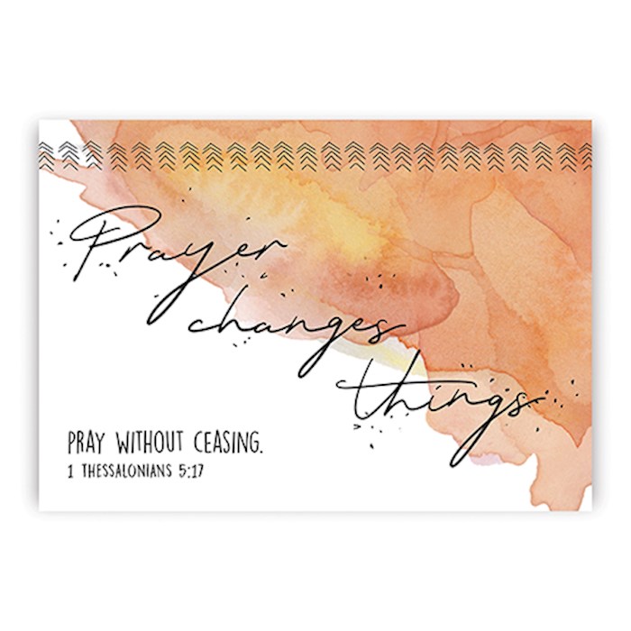Postcard-Prayer Changes Things (6 x 4.25) (Pack Of 6) | SHOPtheWORD