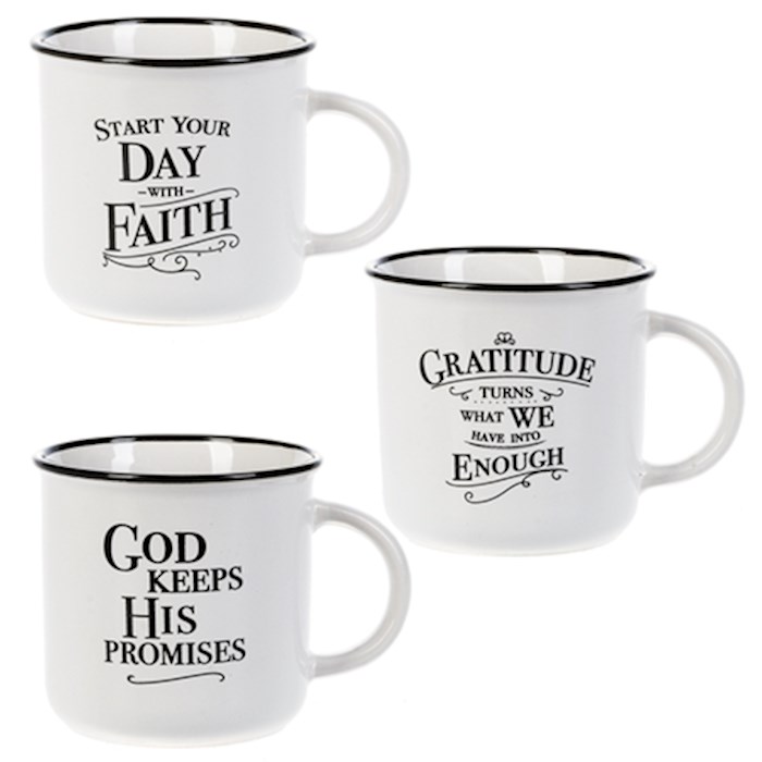 Camp Style Mugs-Farmhouse Faith (Pack Of 6) | SHOPtheWORD