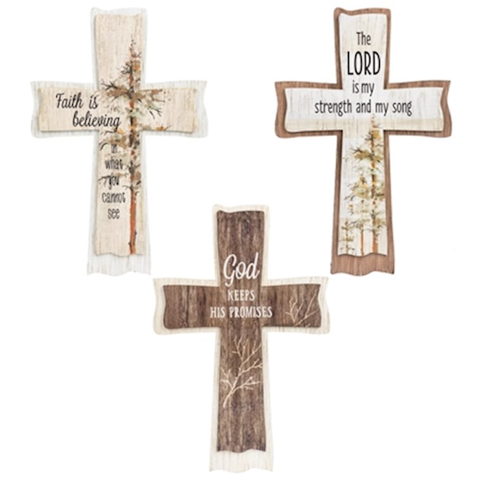 Wall Cross-Watercolor Trees (Set Of 6) | SHOPtheWORD