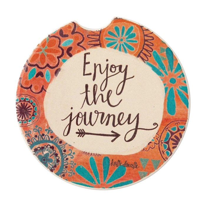Car Coaster-Simple Inspirations-Enjoy The Journey | SHOPtheWORD