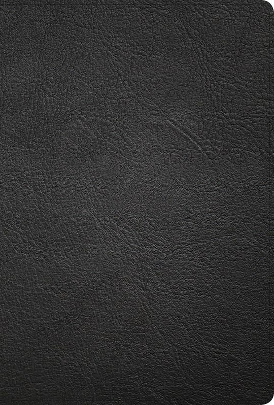 KJV Large Print Ultrathin Reference Bible-Black Premium Leather (Black Letter) Indexed (Nov) | SHOPtheWORD