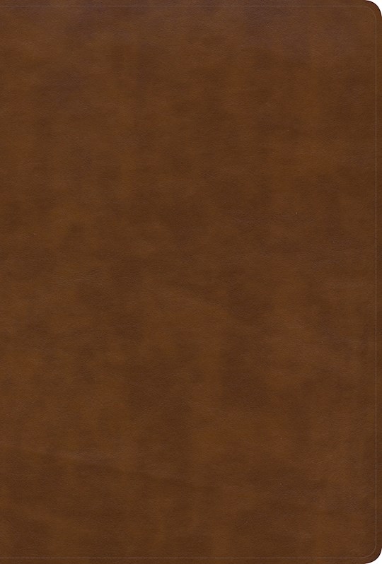 KJV Large Print Ultrathin Reference Bible-British Tan LeatherTouch Indexed (Black Letter) (Oct) | SHOPtheWORD