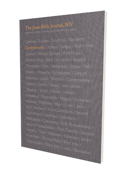 NIV The Jesus Bible Journal: Deuteronomy (Comfort Print)-Softcover | SHOPtheWORD