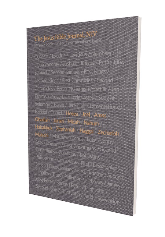 NIV The Jesus Bible Journal: Hosea-Malachi (Comfort Print)-Softcover | SHOPtheWORD