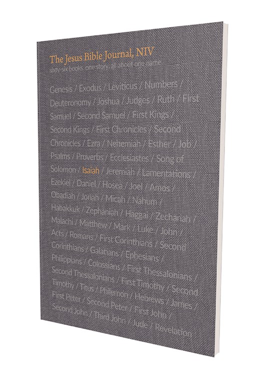 NIV The Jesus Bible Journal: Isaiah (Comfort Print)-Softcover | SHOPtheWORD