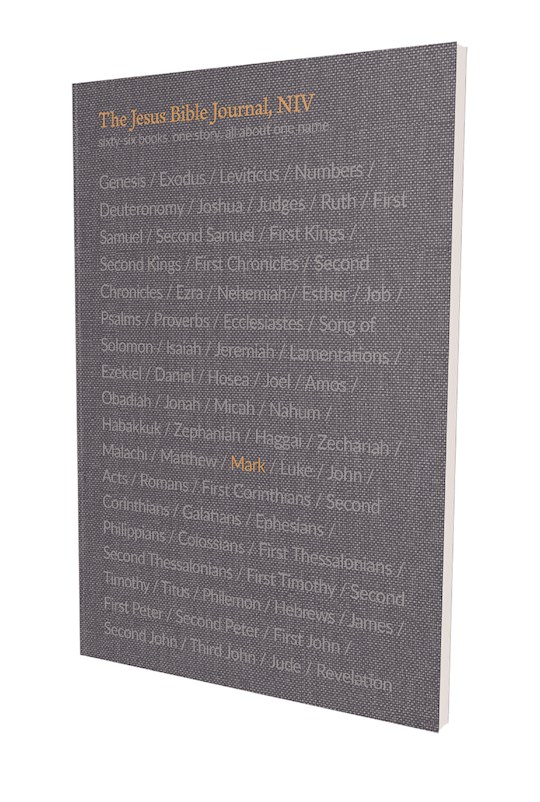 NIV The Jesus Bible Journal: Mark (Comfort Print)-Softcover | SHOPtheWORD
