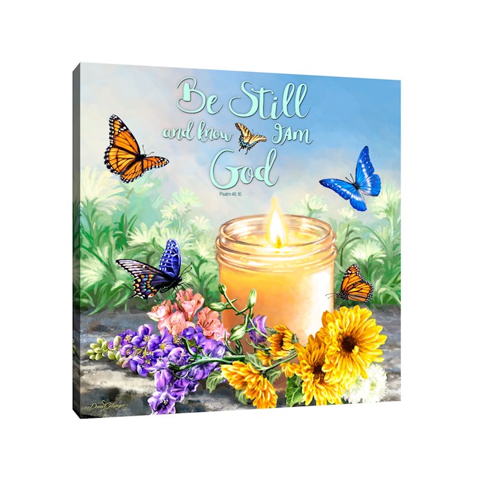 Pizazz Print-Be Still/Butterfly w/Swarovski Crystals (10