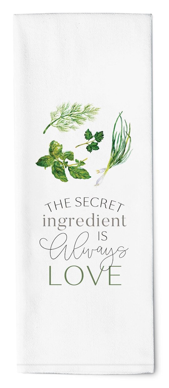 Tea Towel-The Secret Ingredient Is Always Love (16