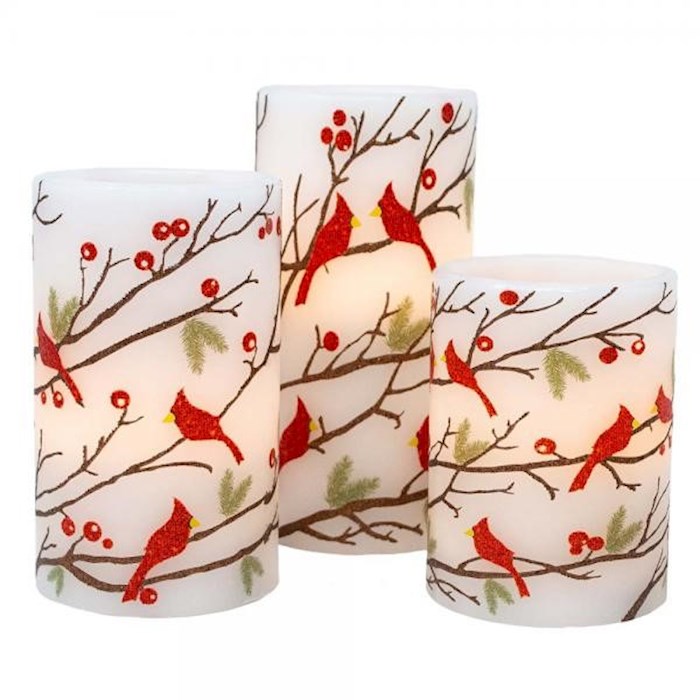 Candle Set-Cardinals (3 Pieces) | SHOPtheWORD