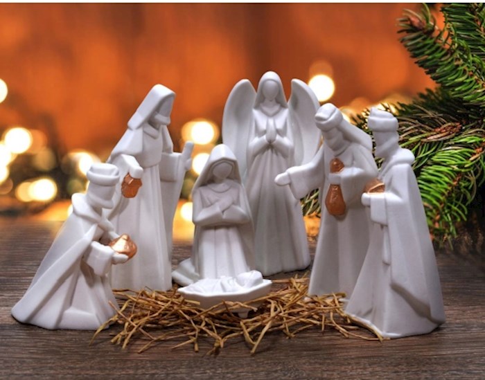 Nativity Set-7 Piece Porcelain (7