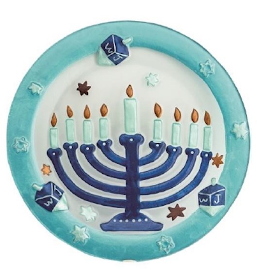 Platter-Menorah (12