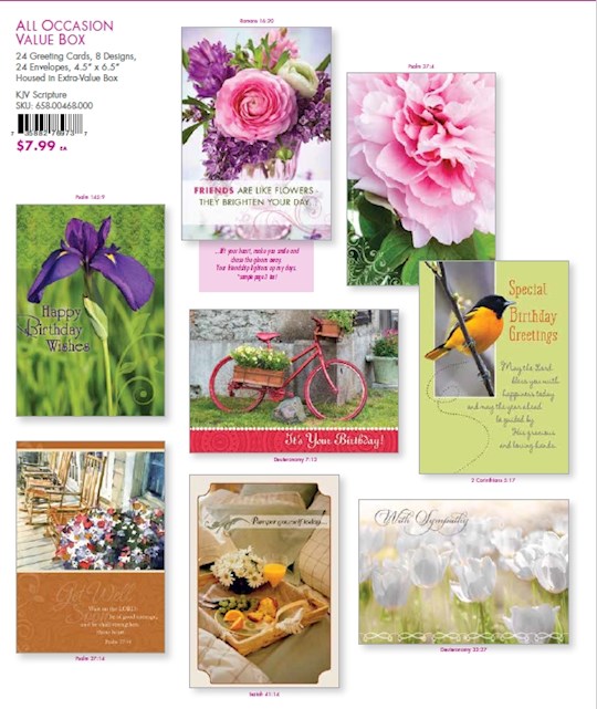 Card-Boxed-Value-All Occasion (Box Of 24) | SHOPtheWORD