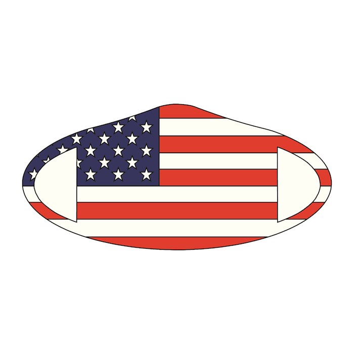 Face Mask-American Flag (One Size/Snug Fit) | SHOPtheWORD