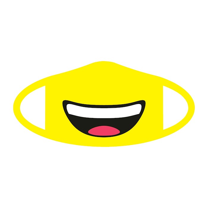 Face Mask-Emoji Smiling (One Size/Snug Fit) | SHOPtheWORD
