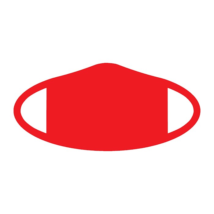 Face Mask-Red (One Size/Snug Fit) | SHOPtheWORD