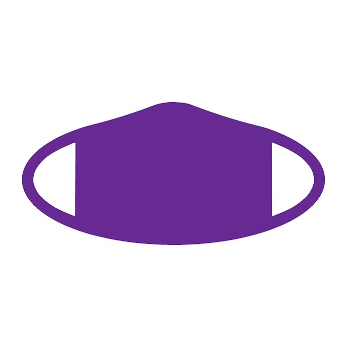 Face Mask-Purple (One Size/Snug Fit) | SHOPtheWORD