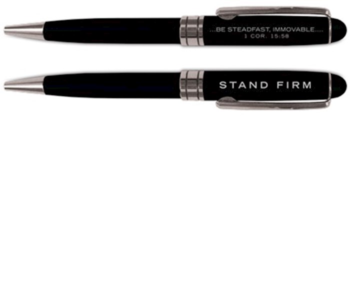Pen-Simply Yours-Black-Stand Firm | SHOPtheWORD