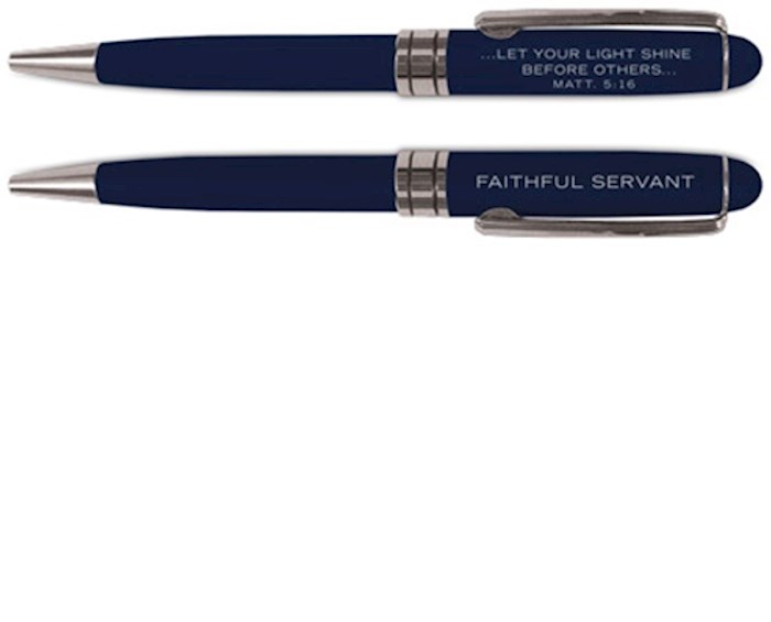 Pen-Simply Yours-Navy-Faithful Servant | SHOPtheWORD