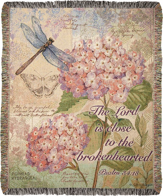 Throw-Field Guide/The Lord Is Close To The Brokenhearted Tapestry (50
