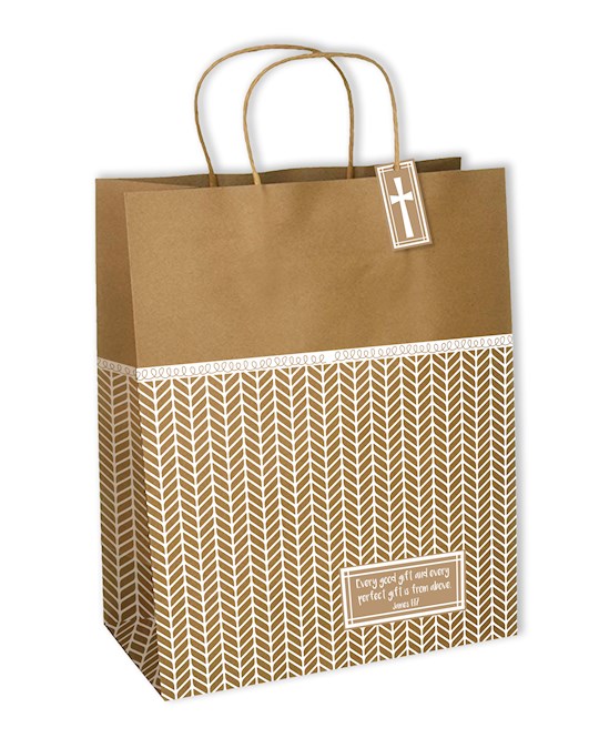 Gift Bag-With Tag & Notecard-Every Good And Every Perfect Gift (James 1:17 KJV) | SHOPtheWORD
