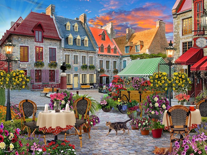 Jigsaw Puzzle-Village Square (550 Pieces) | SHOPtheWORD