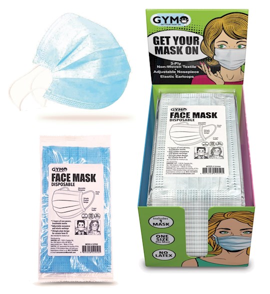 Disposable Face Masks w/Display (Pack Of 50) (Individually Wrapped) | SHOPtheWORD